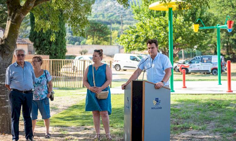 Inauguration du nouvel espace ludique aquatique à l’accueil de loisirs Saint-Férréol