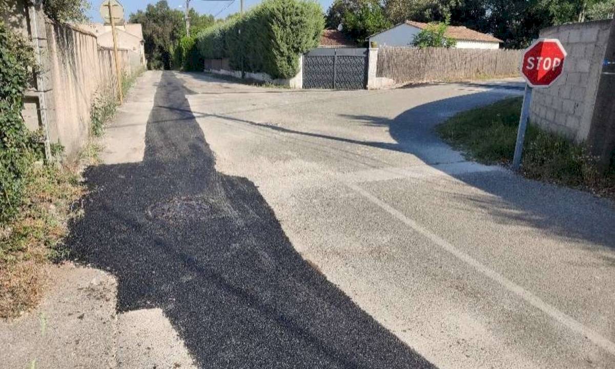 Fin des travaux au chemin des Charagons