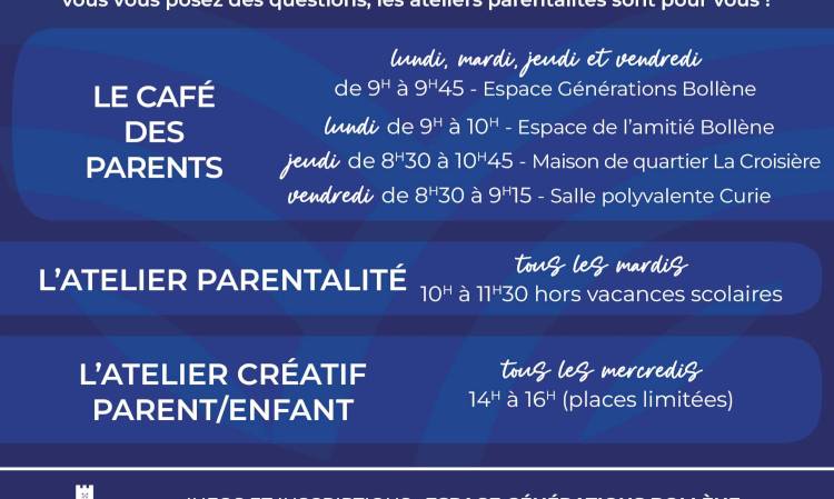 Les Ateliers Parentalité