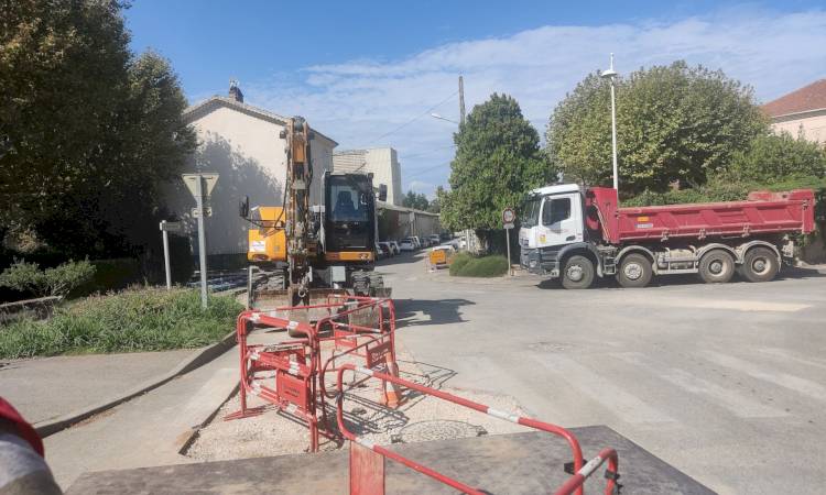 Travaux sur l’avenue Sadi Carnot en cours