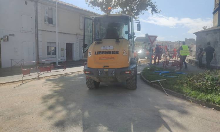 Travaux sur l’avenue Sadi Carnot en cours