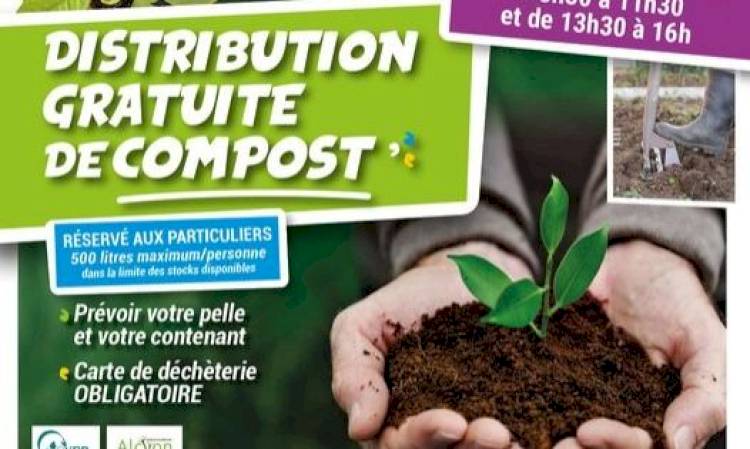 Distribution gratuite de compost le samedi 28 septembre : premiers arrivés, premiers servis