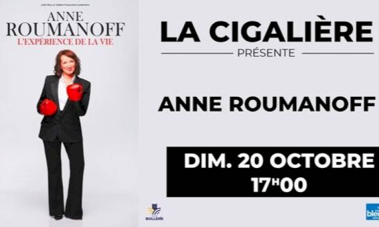 Anne Roumanoff ce soir à Bollène !