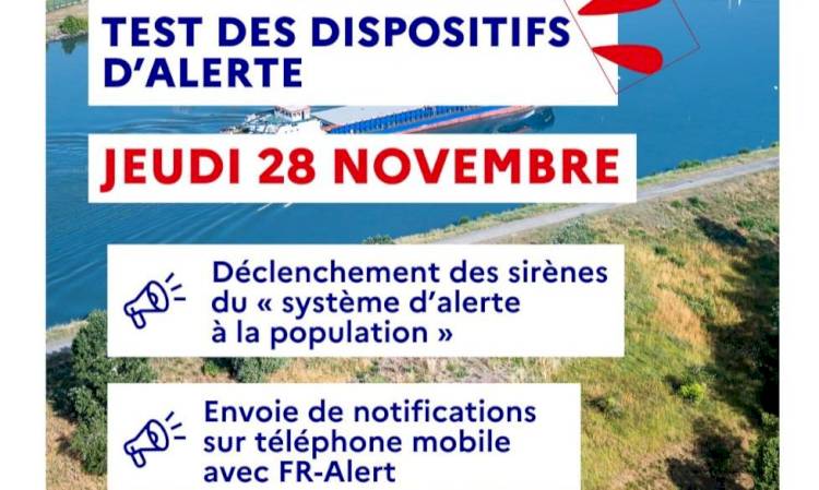 Exercice de sûreté nucléaire : Test des dispositifs d’alerte  - Jeudi 28 novembre