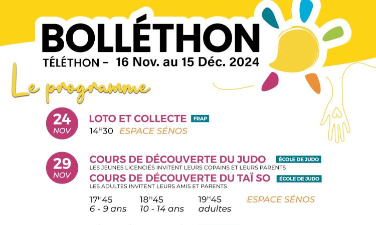 Tous mobilisés pour le Bolléthon