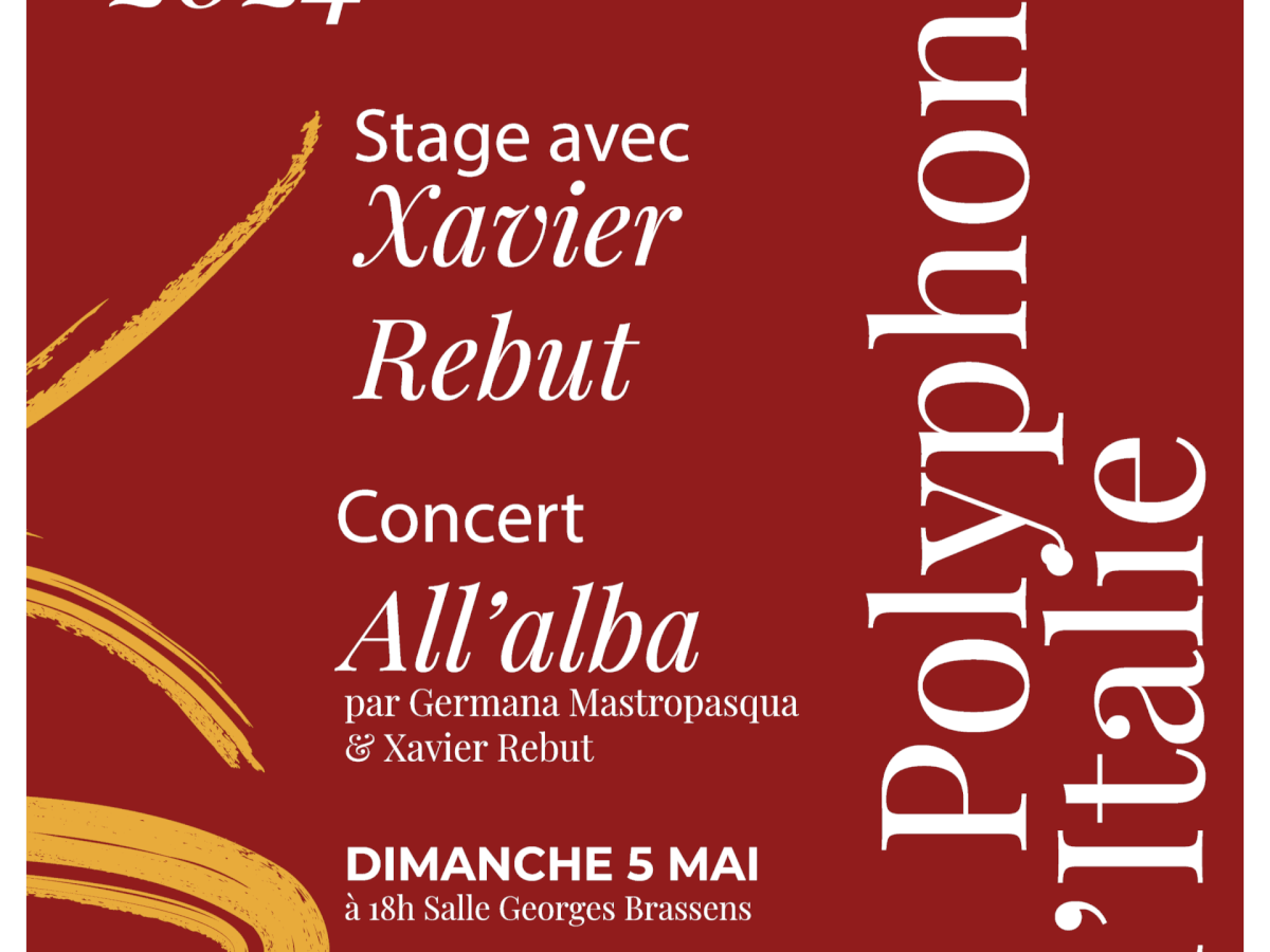 Stage / Concert « polyphonies d’Italie »