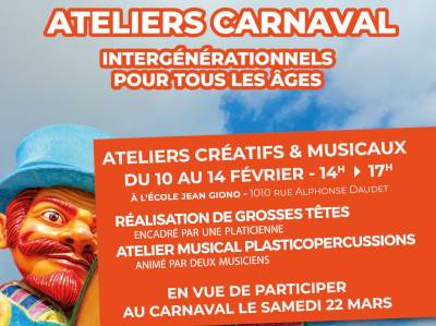 Ateliers carnaval Ateliers carnaval