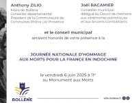 Journée nationale d'hommage aux morts pour la France en Indochine Journée nationale d'hommage aux morts pour la France en Indochine