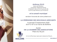 Cérémonie d'accueil des nouveaux arrivants Cérémonie d'accueil des nouveaux arrivants