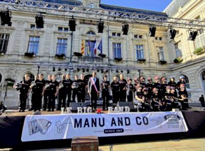 Cérémonie du 14 juillet - remise des casques