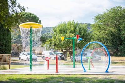 Inauguration jeux aquatiques à Saint Ferréol
