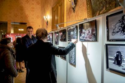 Vernissage exposition 'NOIR ET BLANC' en Mairie - salle des Pas perdus