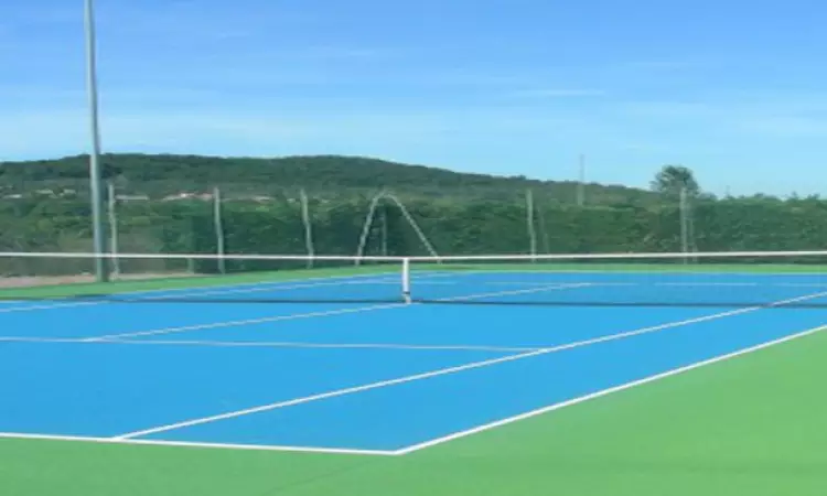 Réfection de trois courts de tennis en terre battue artificielle